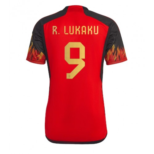 Belgien Romelu Lukaku #9 Hjemmebanetrøje VM 2022 Kort ærmer